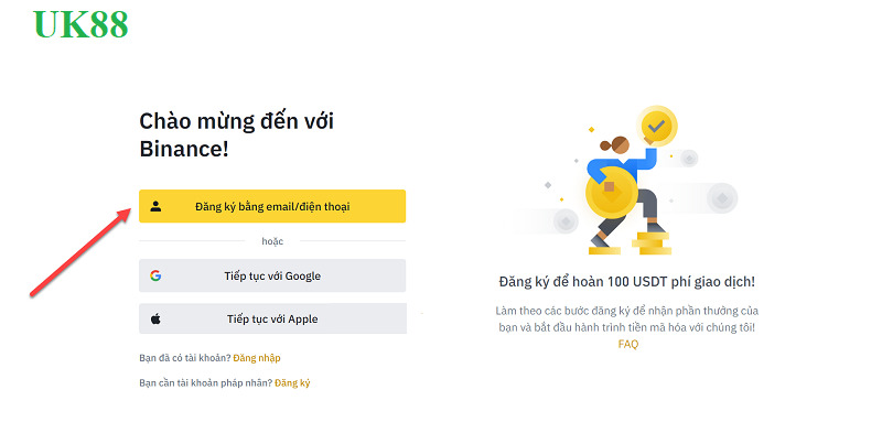 Hướng dẫn đăng ký tài khoản Binance dễ hiểu