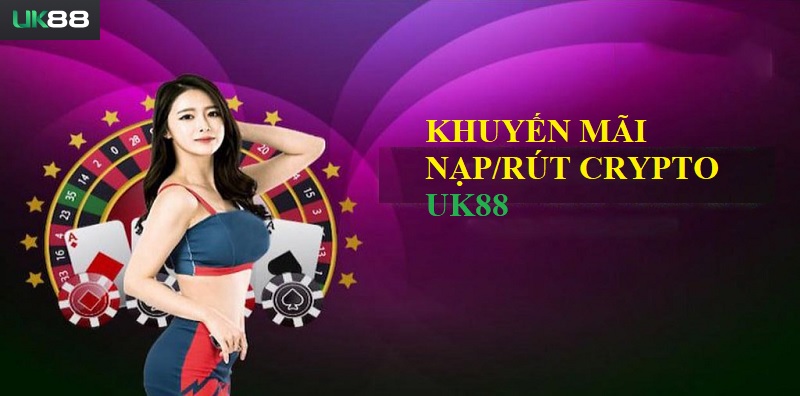 Các chương trình khuyến mãi của UK88 khi nạp qua crypto