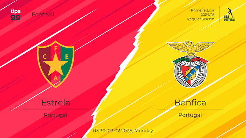 Tip kèo bóng đá trận Estrela vs Benfica, uk88